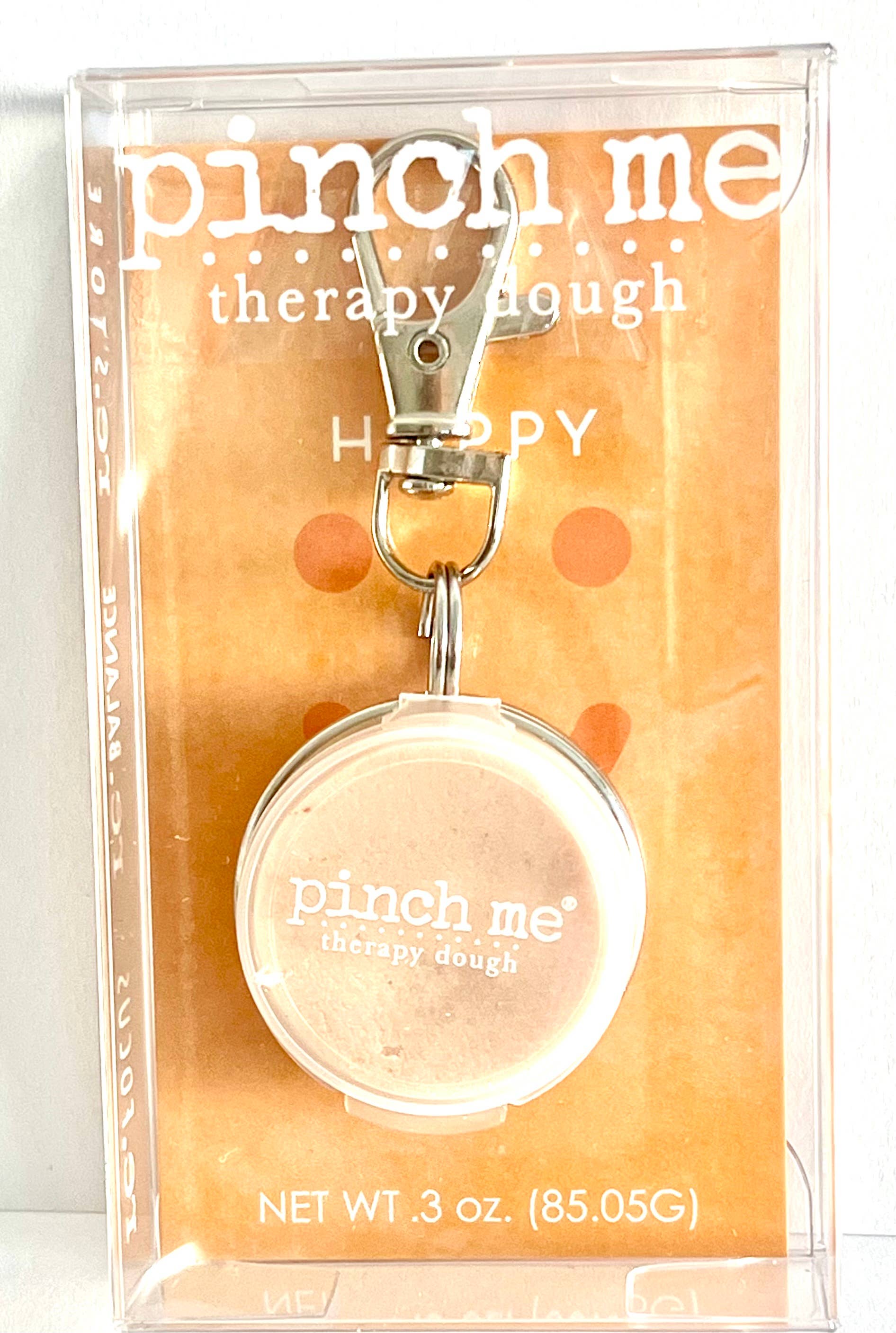 Pinch Me Clip-On Therapy Dough Locket Happy