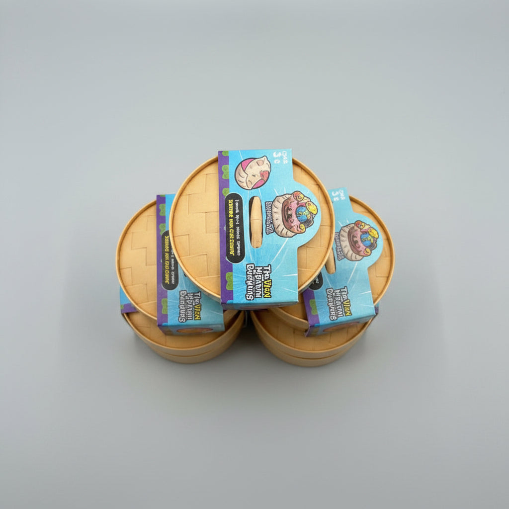 Stack of Viral Mystery Dumpling Sugar Bear Edition mystery toys