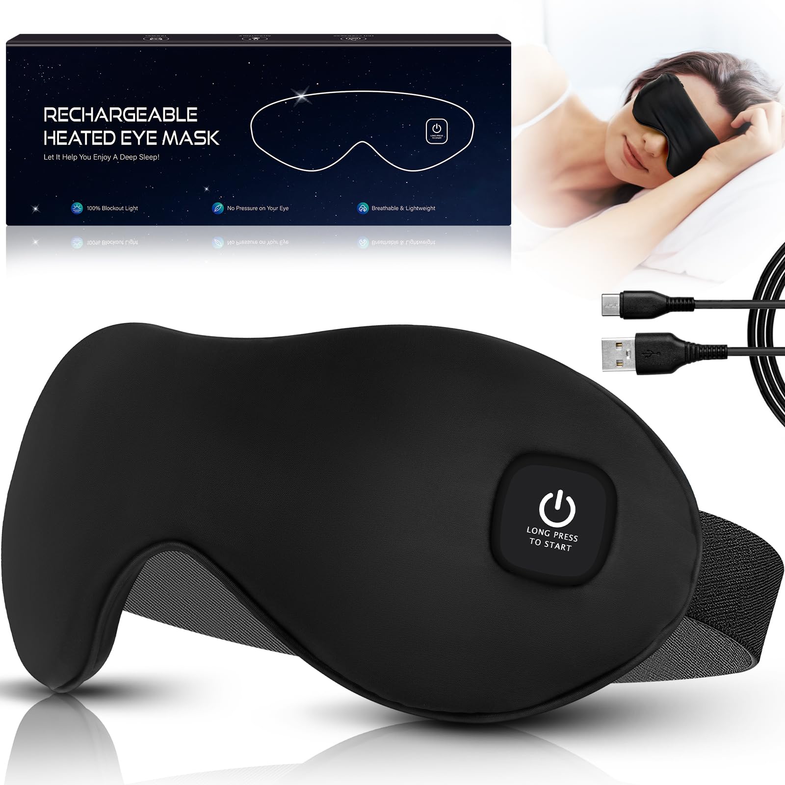 Eye Reset™ Heated Recovery Mask ITwenty Minutes. Zero Emails.