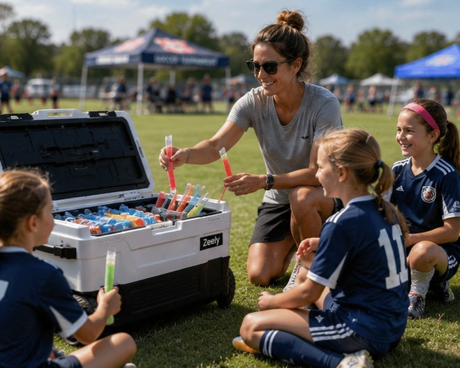 Sideline Reset™ Rolling Fridge & Freezer | 37L Tournament Travel Cooler