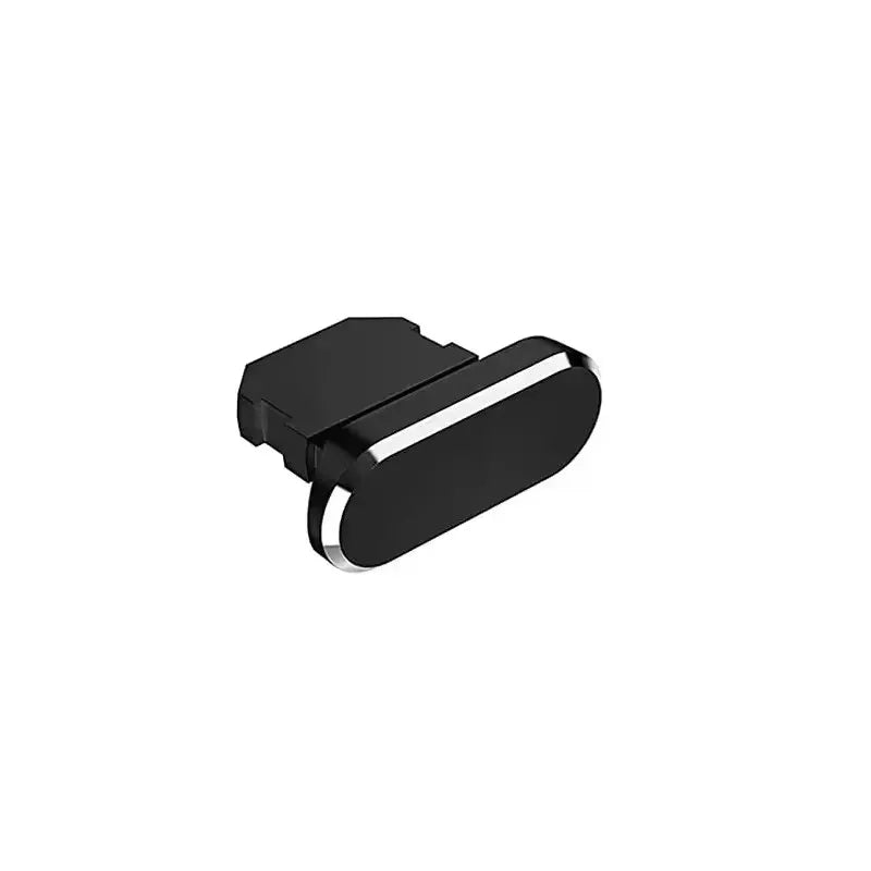 Charging Port Dust Plug With Cleaning Brush For IPhone Type C Samsung Xiaomi Set