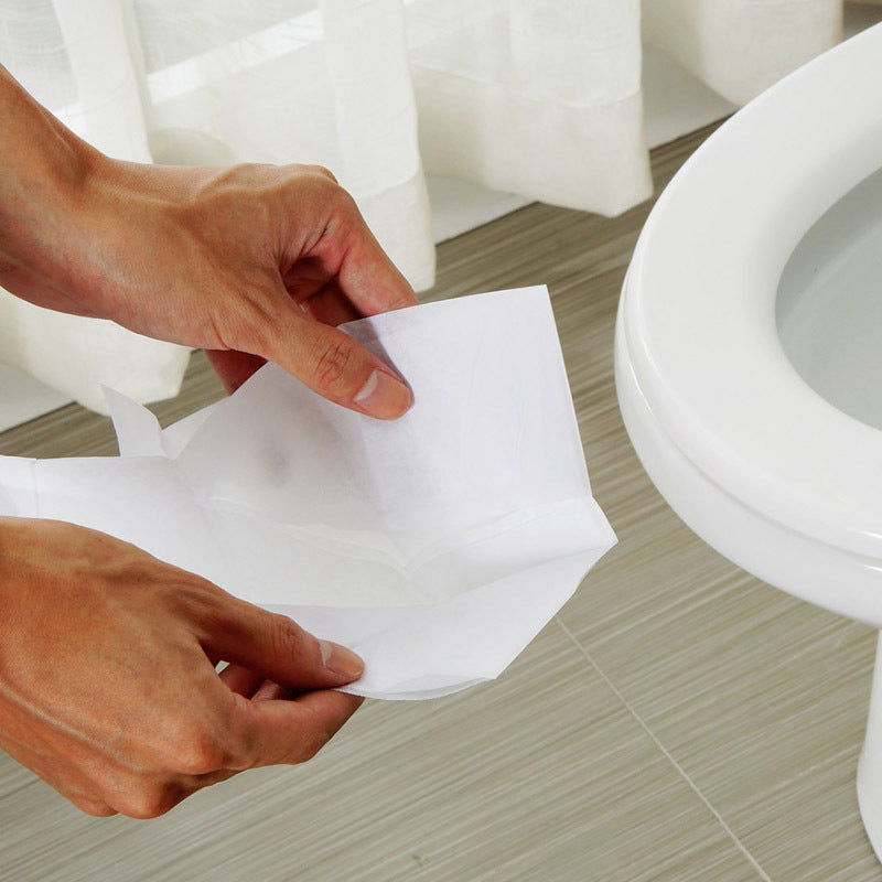Disposable paper toilet seat cover product image