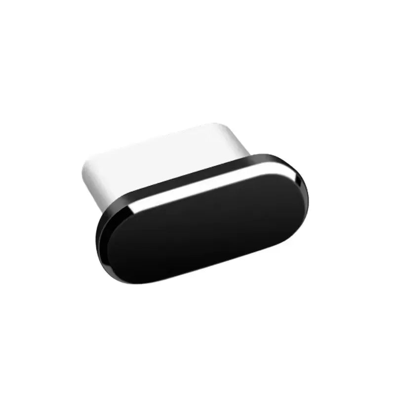 Charging Port Dust Plug With Cleaning Brush For IPhone Type C Samsung Xiaomi Set