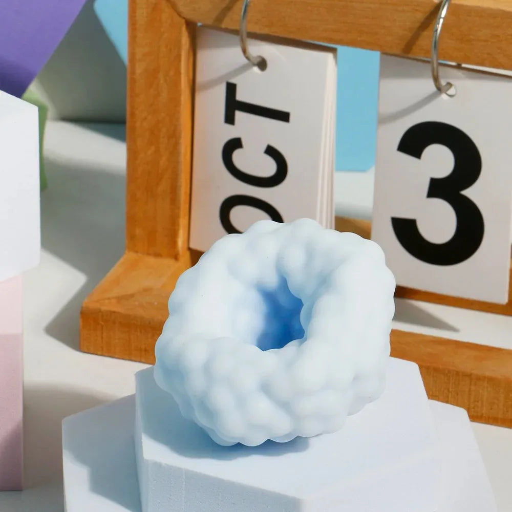 Crunchy Squishy Stress Ball Dual Texture Sensory Toy for Anxiety Relief - Fidget Hand Exercise Relax ADHD Focus Adult Kids Gift