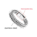 Steadfast Braided Steel Bracelet for Men Durable Everyday Wear