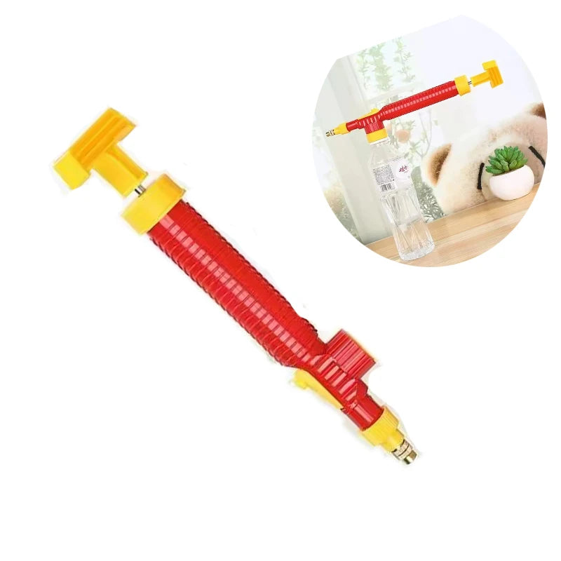 High Pressure Manual Sprayer With Adjustable Spray Head For Garden And Car
