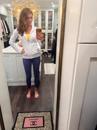 Me! Modeling the "Cool Yellow and Blue" set! Go Eagles! Can't wait to wear this during football season!