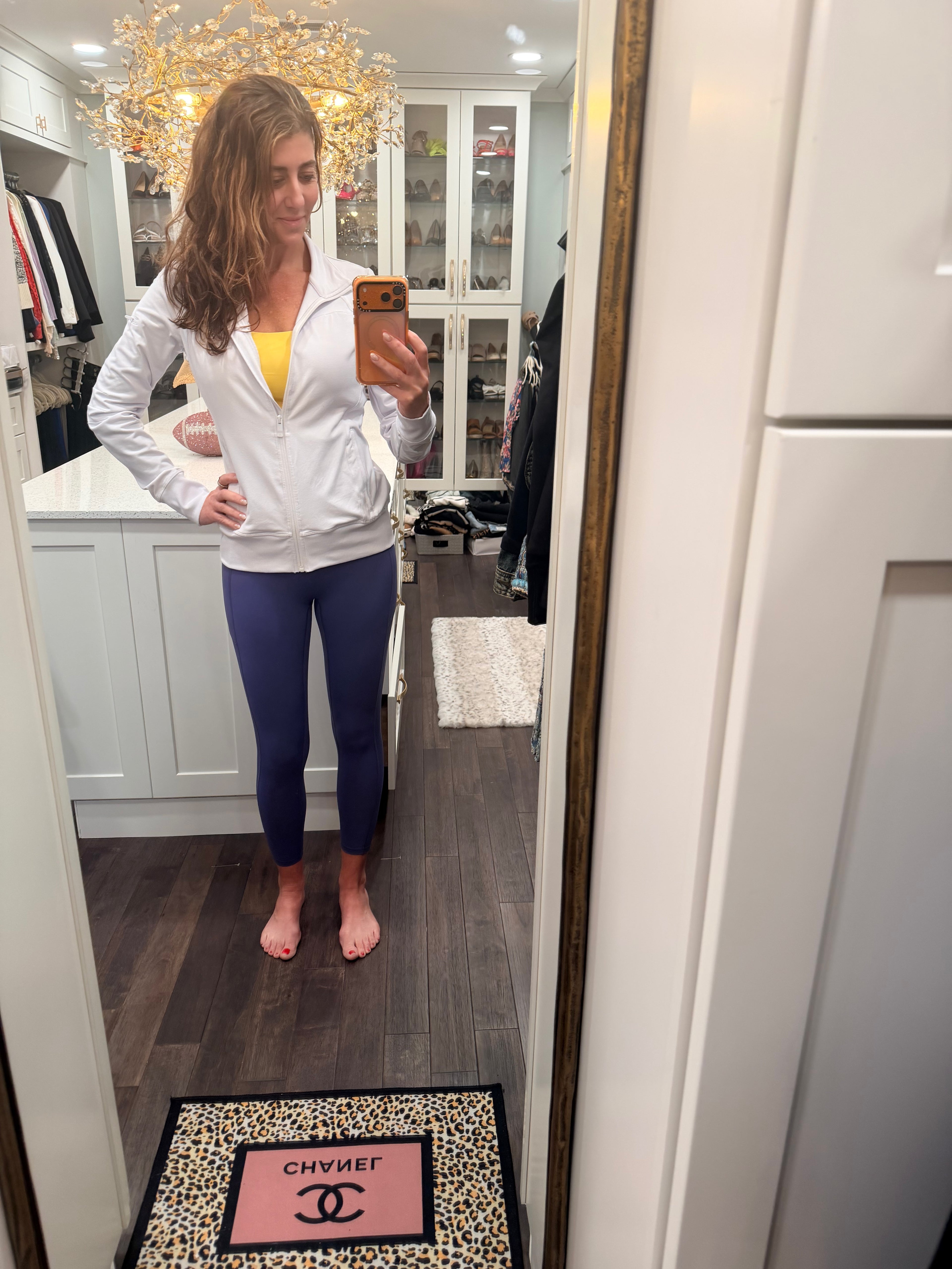 Me! Modeling the "Cool Yellow and Blue" set! Go Eagles! Can't wait to wear this during football season!