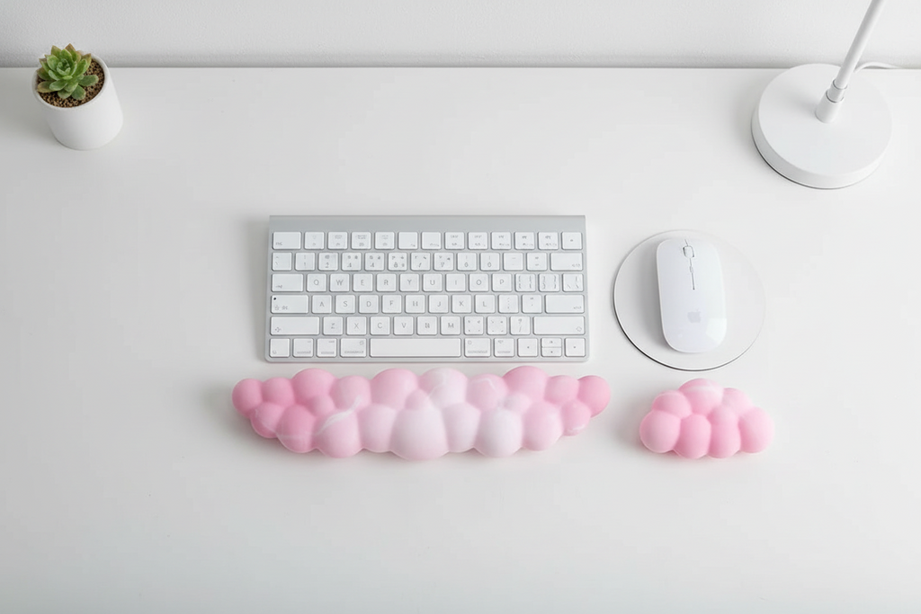 Desk Reset "Like a Cloud" Ergonomic Wrist Rest Set