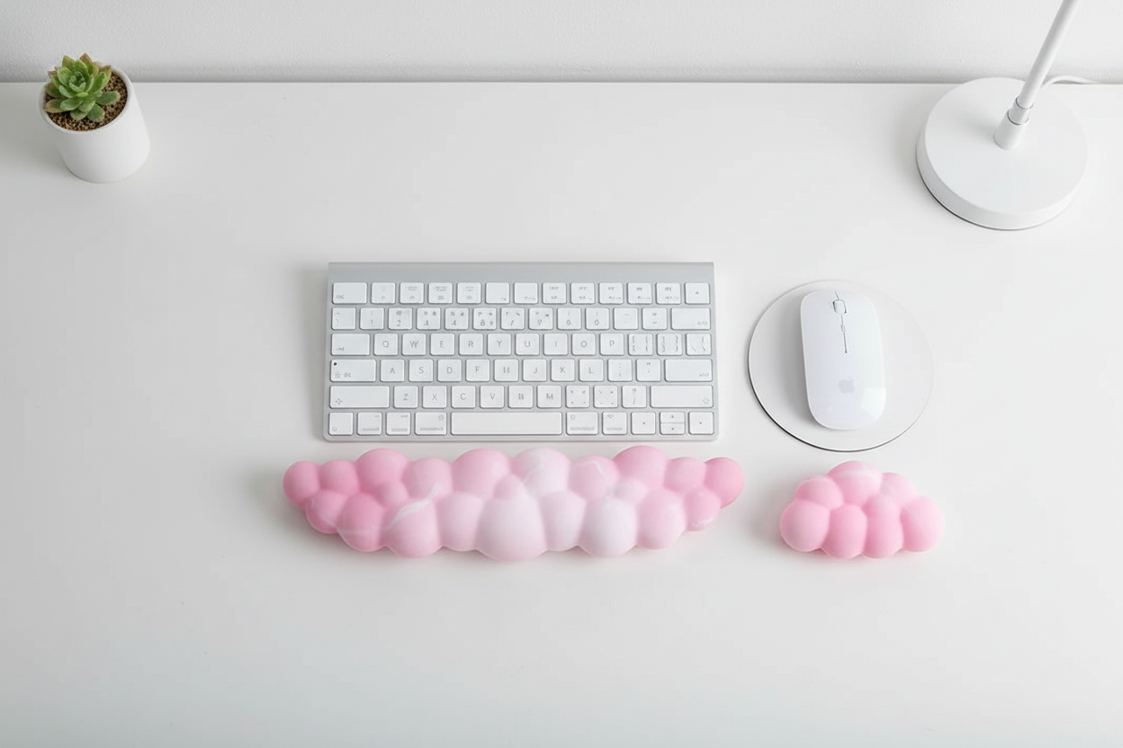 Desk Reset "Like a Cloud" Ergonomic Wrist Rest Set