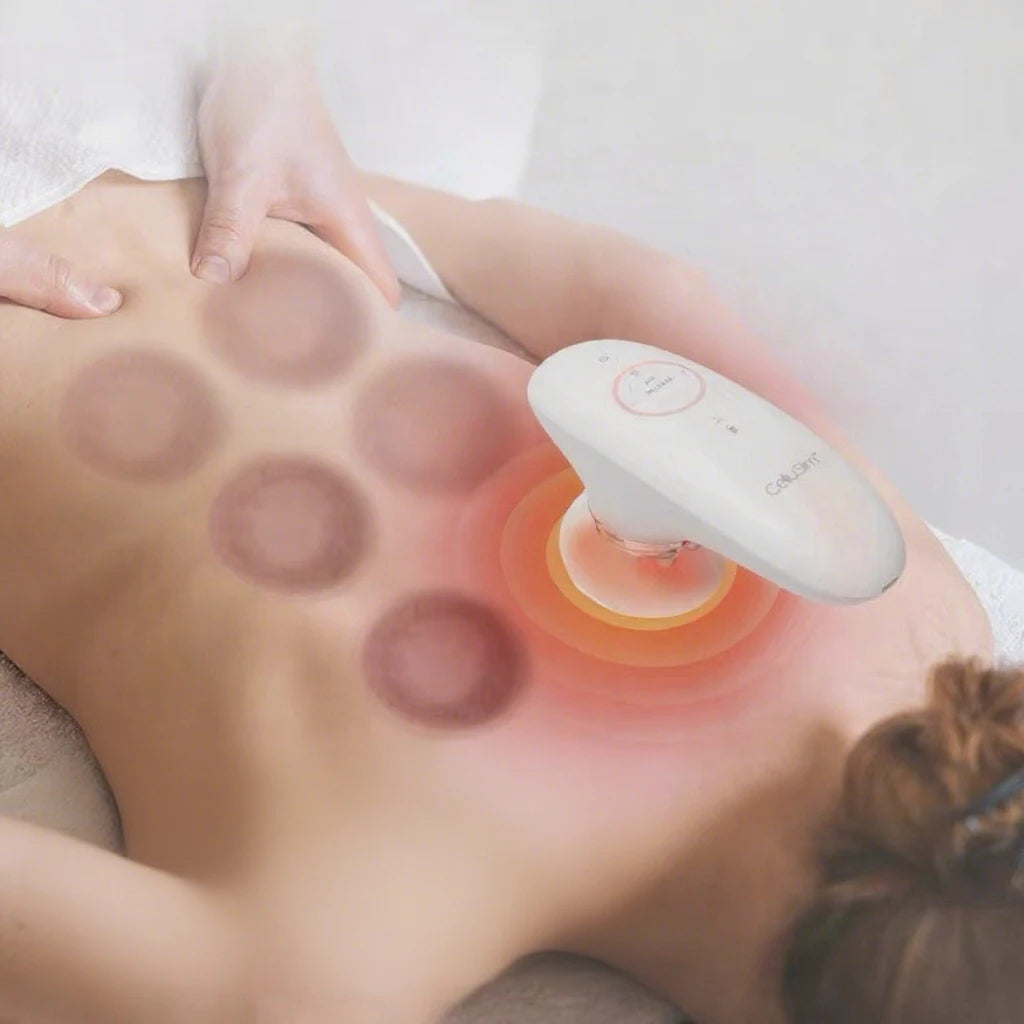 3 In 1 Body Cupping Scraping Massager With Suction Cup Heating Device