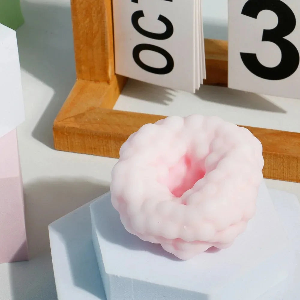 Crunchy Squishy Stress Ball Dual Texture Sensory Toy for Anxiety Relief - Fidget Hand Exercise Relax ADHD Focus Adult Kids Gift