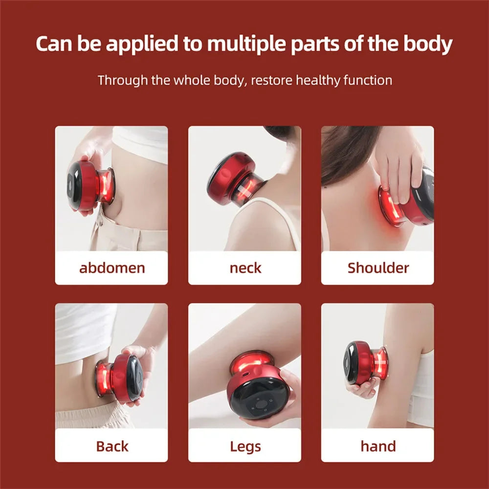Relentless Recovery Smart Cupping Device For Shoulder Tension Relief