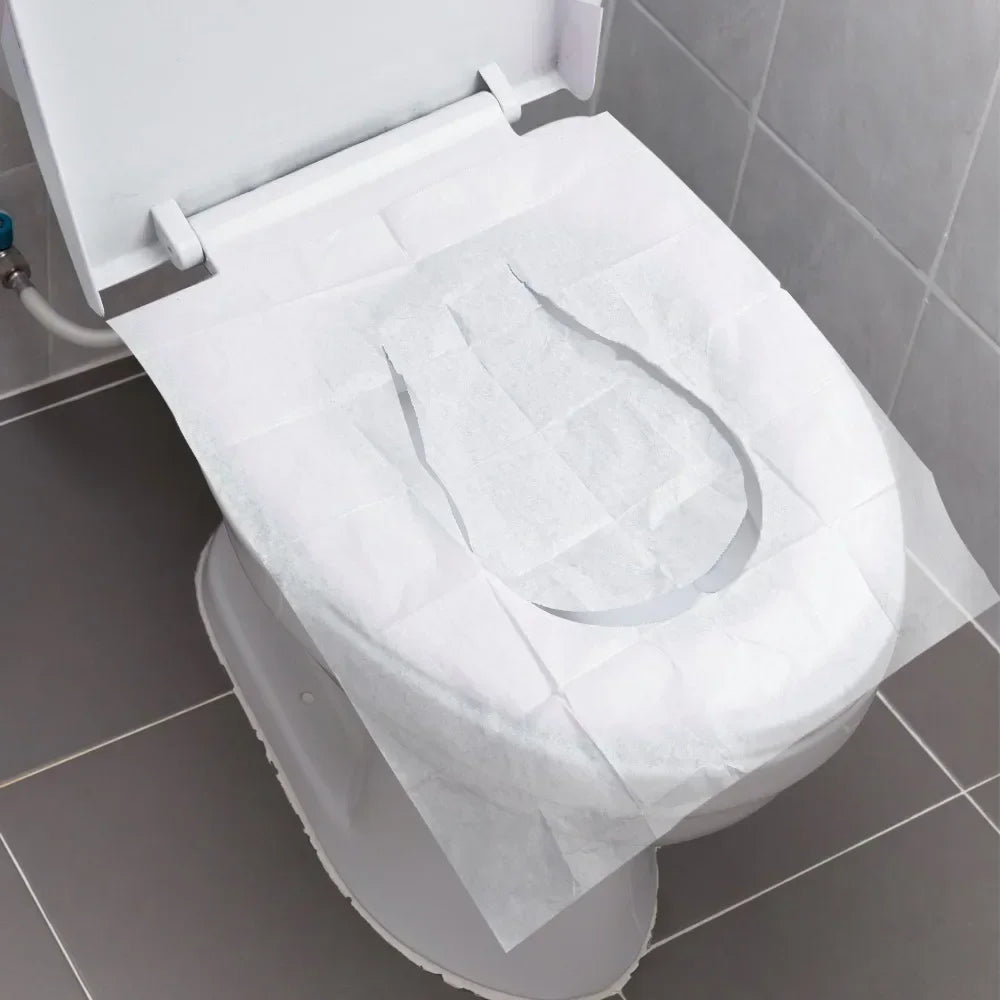 Waterproof Portable Disposable Toilet Seat Covers 10 Pack for Travel Hotels