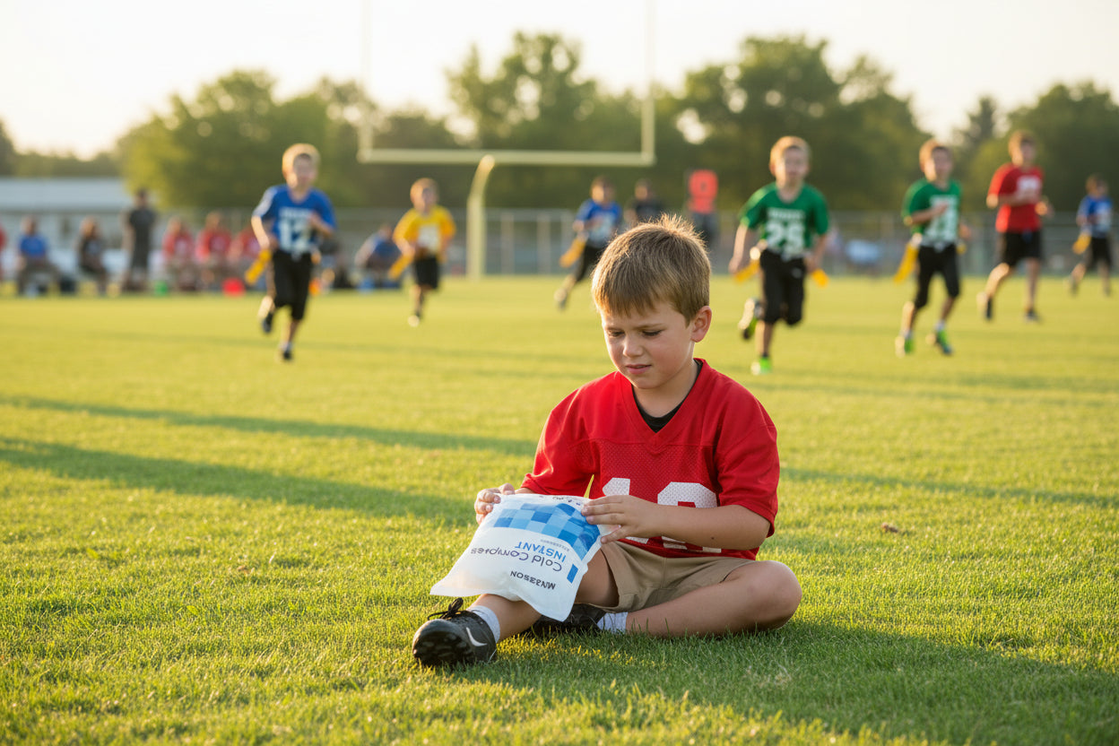 McKesson Cold Compress Instant Ice Pack [24 Pack] Disposable Ice Packs for Injuries and Pain Relief 6 in x 9 in