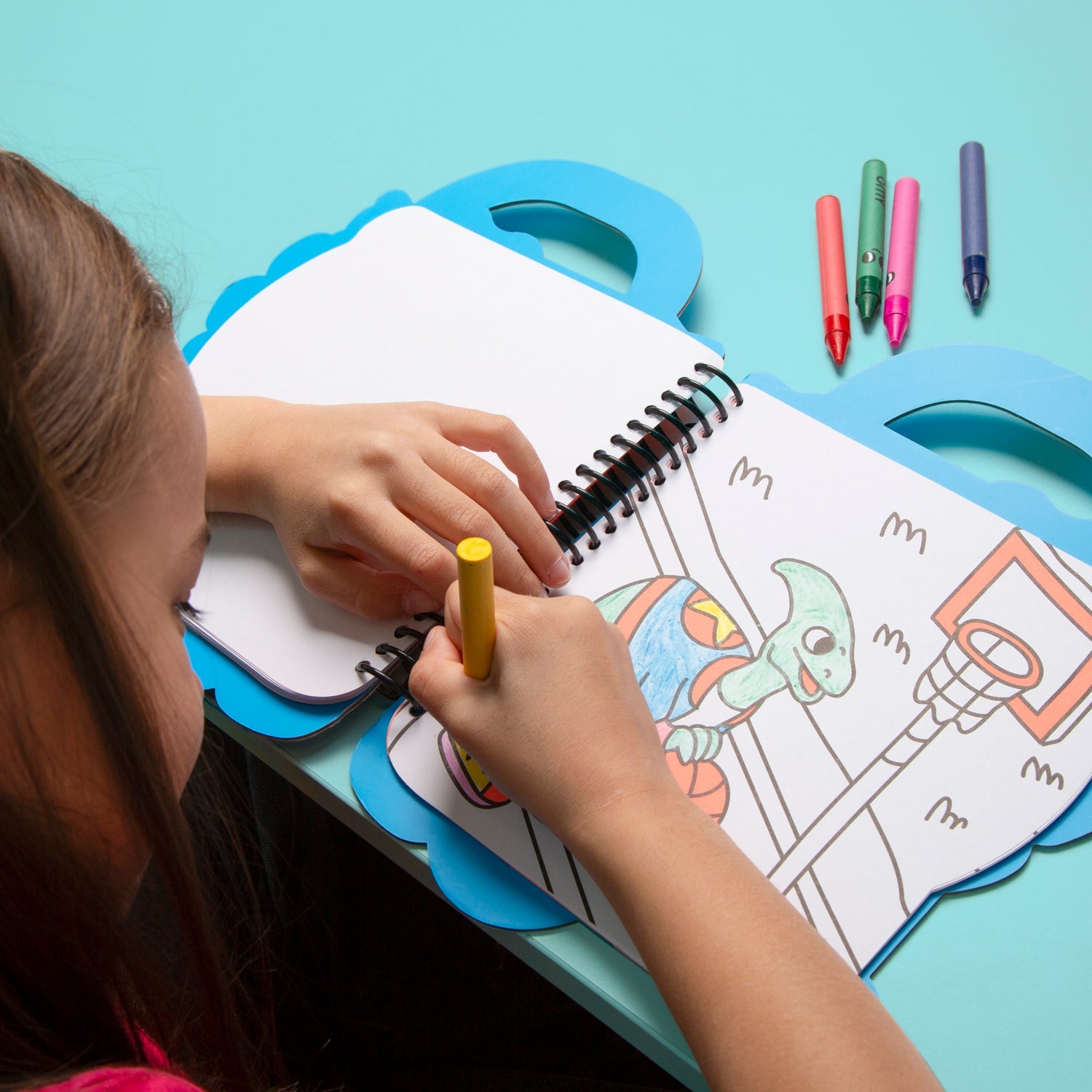 Dinosaur Coloring And Sticker Book With Two Sticker Sheets For Kids
