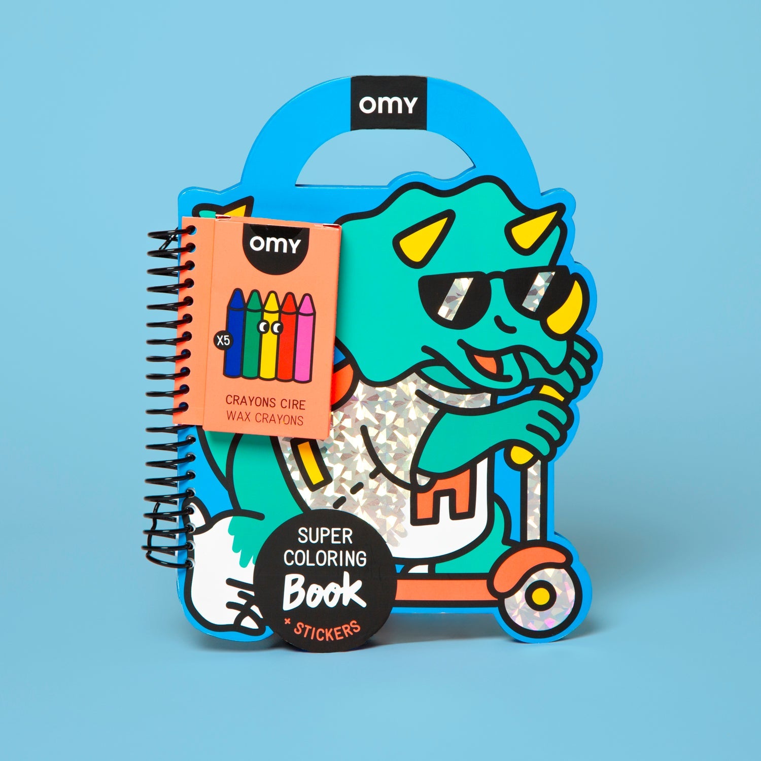 Dinosaur Coloring And Sticker Book With Two Sticker Sheets For Kids