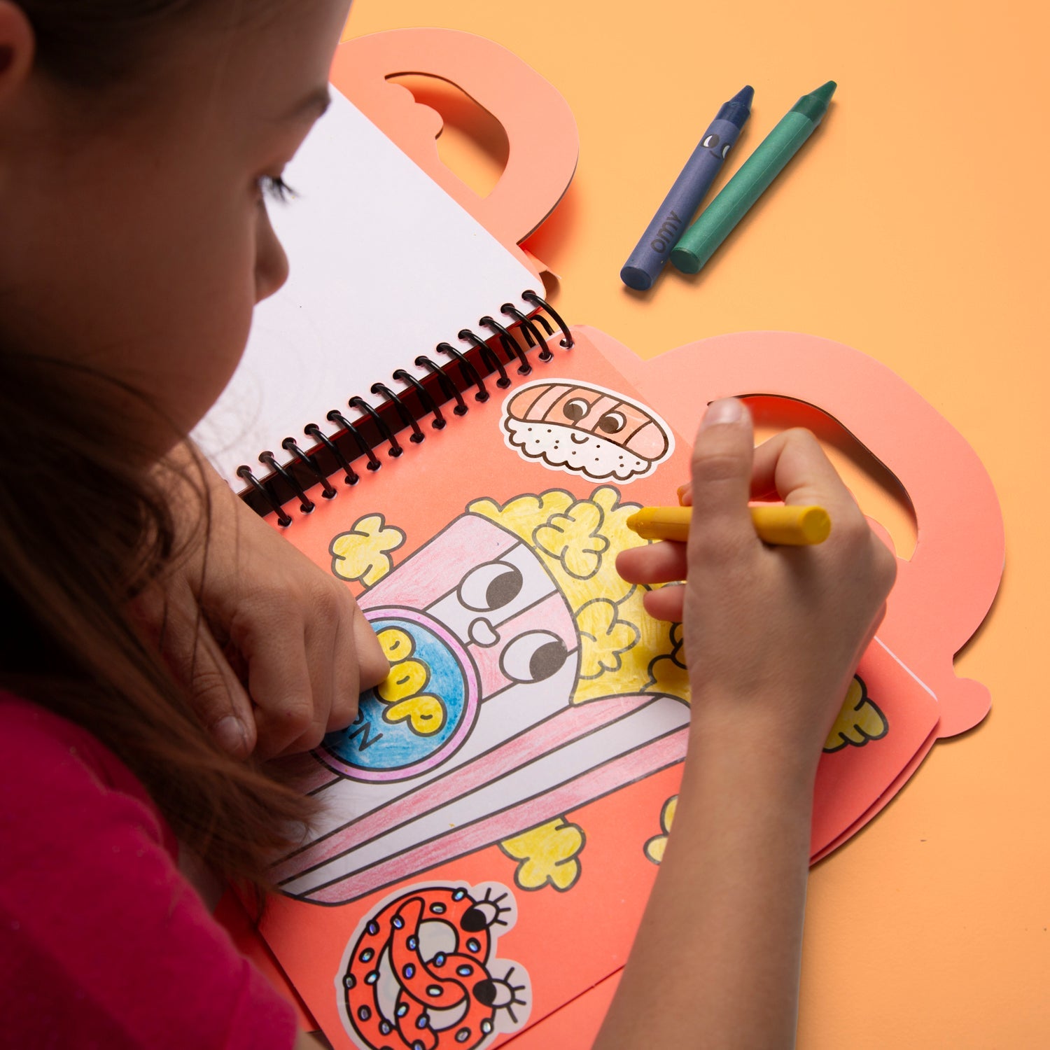 Omy Yummy Coloring And Sticker Book Food Truck Adventure
