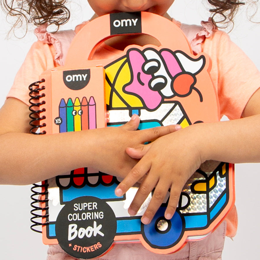 Omy Yummy Coloring And Sticker Book Food Truck Adventure