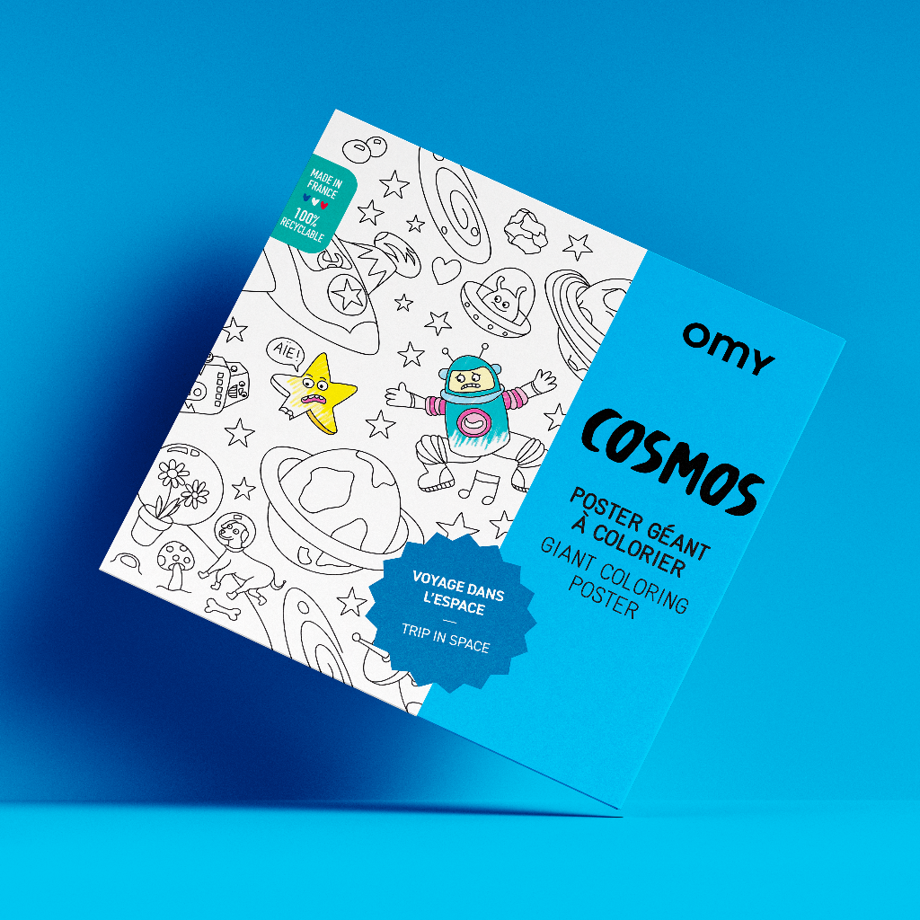Cosmos Giant Poster For Kids Coloring Fun Stars And Aliens Family