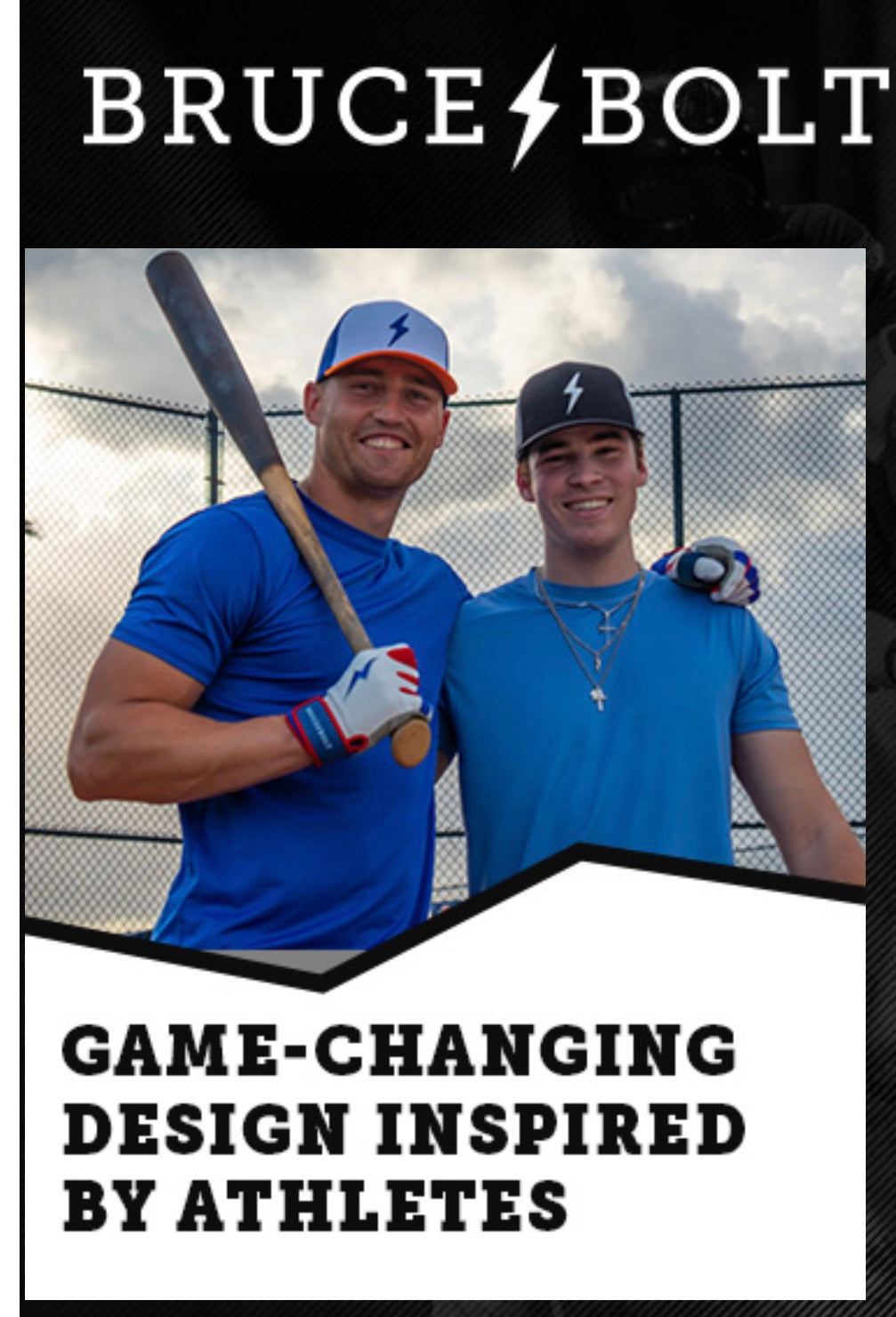 BRUCE BOLT Premium Pro Baseball & Softball White Bat Grip - 1.1mm