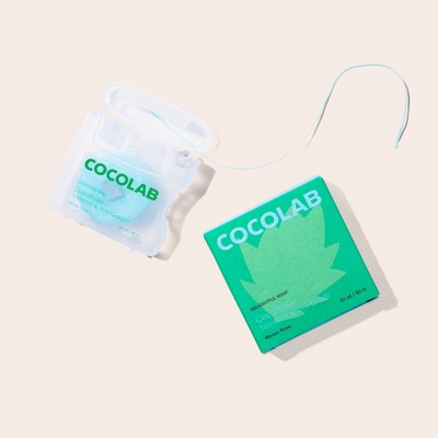 Cocofloss Refillable Woven Expanding Dental Floss Delightful Mint 33 Yard