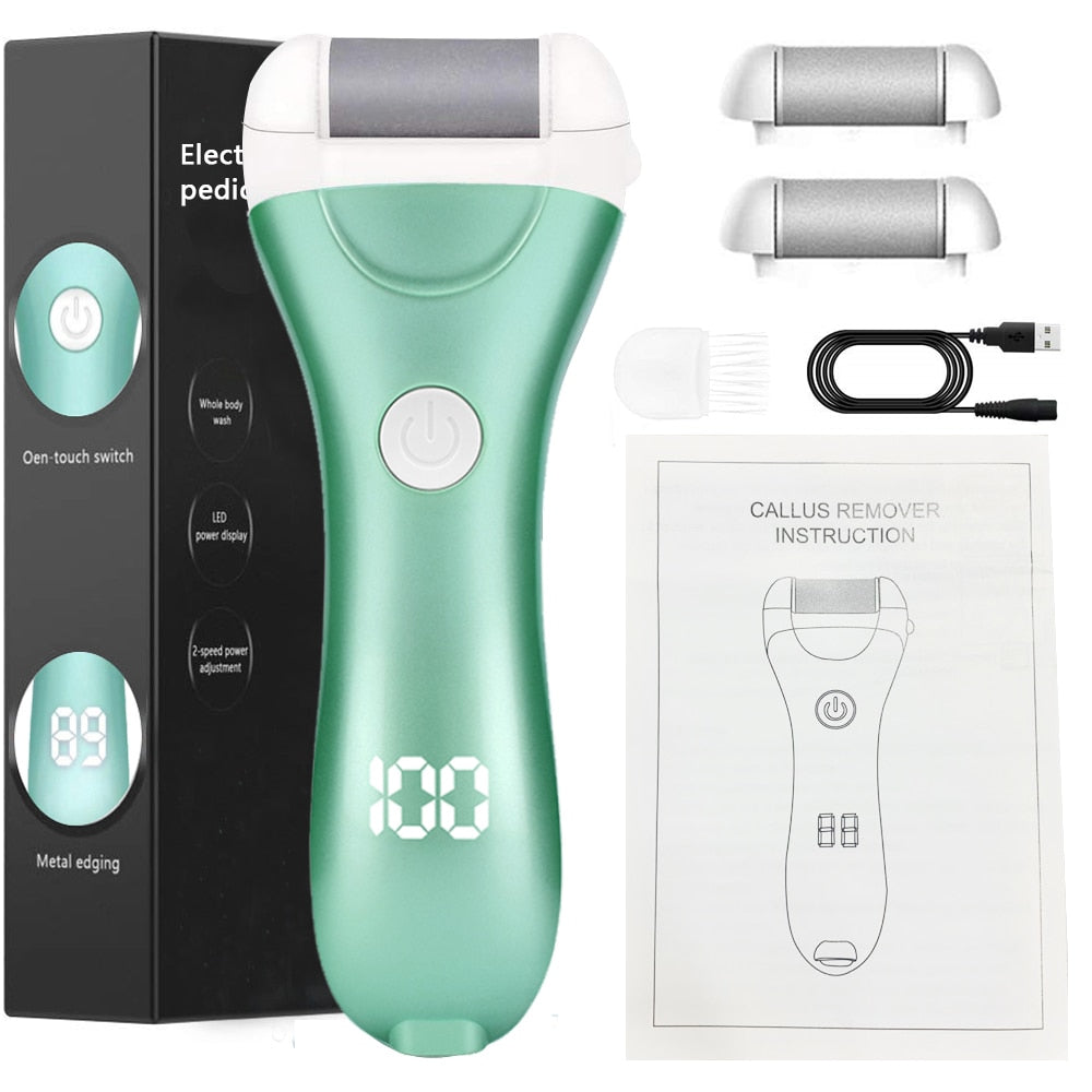 Rechargeable Cordless Electric Foot File For Heels Pedicure Tools