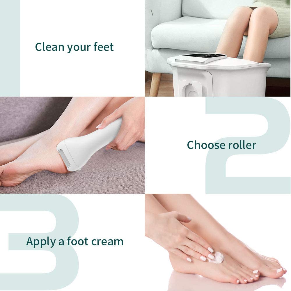 Rechargeable Cordless Electric Foot File For Heels Pedicure Tools