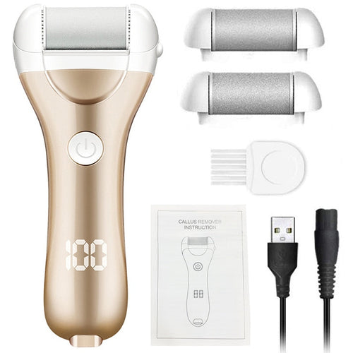 Rechargeable Cordless Electric Foot File For Heels Pedicure Tools