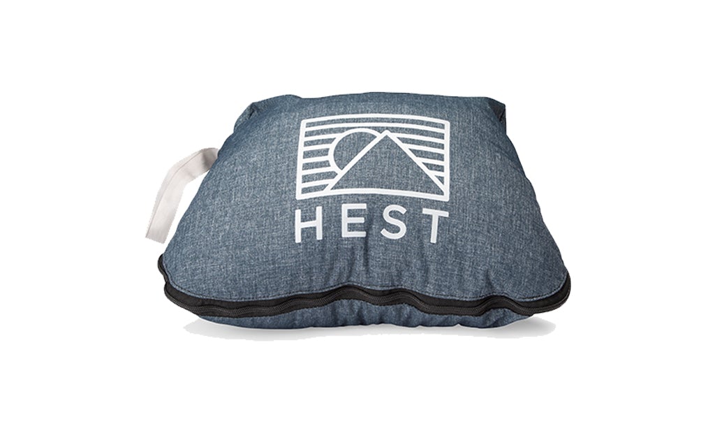 HEST Memory Foam Camp Pillow for Travel and Camping Comfort