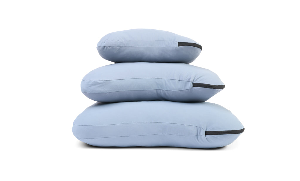 HEST Memory Foam Camp Pillow for Travel and Camping Comfort