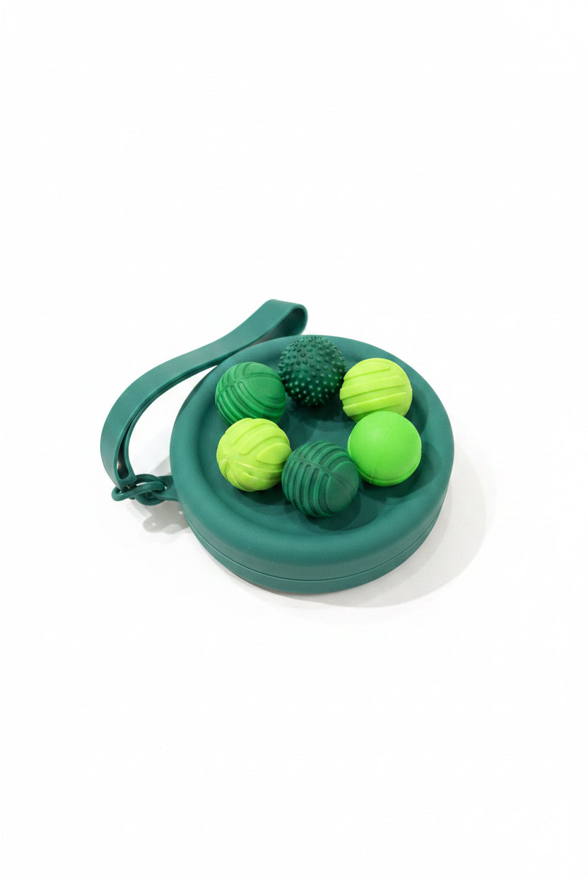 Reset Orbit Pocket Magnetic Fidget Set Six Piece Stress Relief For Quick Calm