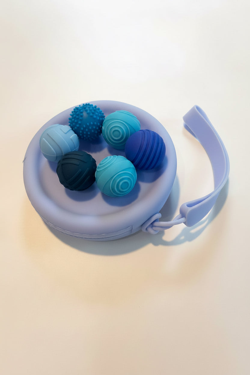 Reset Orbit Pocket Magnetic Fidget Set Six Piece Stress Relief For Quick Calm