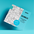Los Angeles Coloring Poster Map Giant Wall Art For Kids And Adults