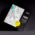 Paris Coloring Poster Giant Poster With Landmarks For Family Travel Fun