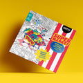 Super Market Giant Coloring Poster With Silly Shop Scenes