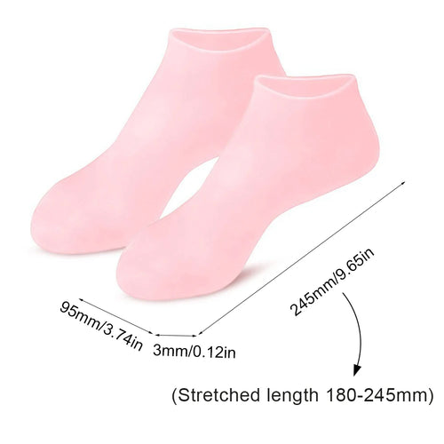 Silicone Anti Crack Foot Mask for Dryness and Hand Spa Treatment