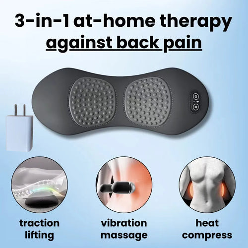 Desk Reset™ 3-in-1 Heat & Massage Back Support Cushion