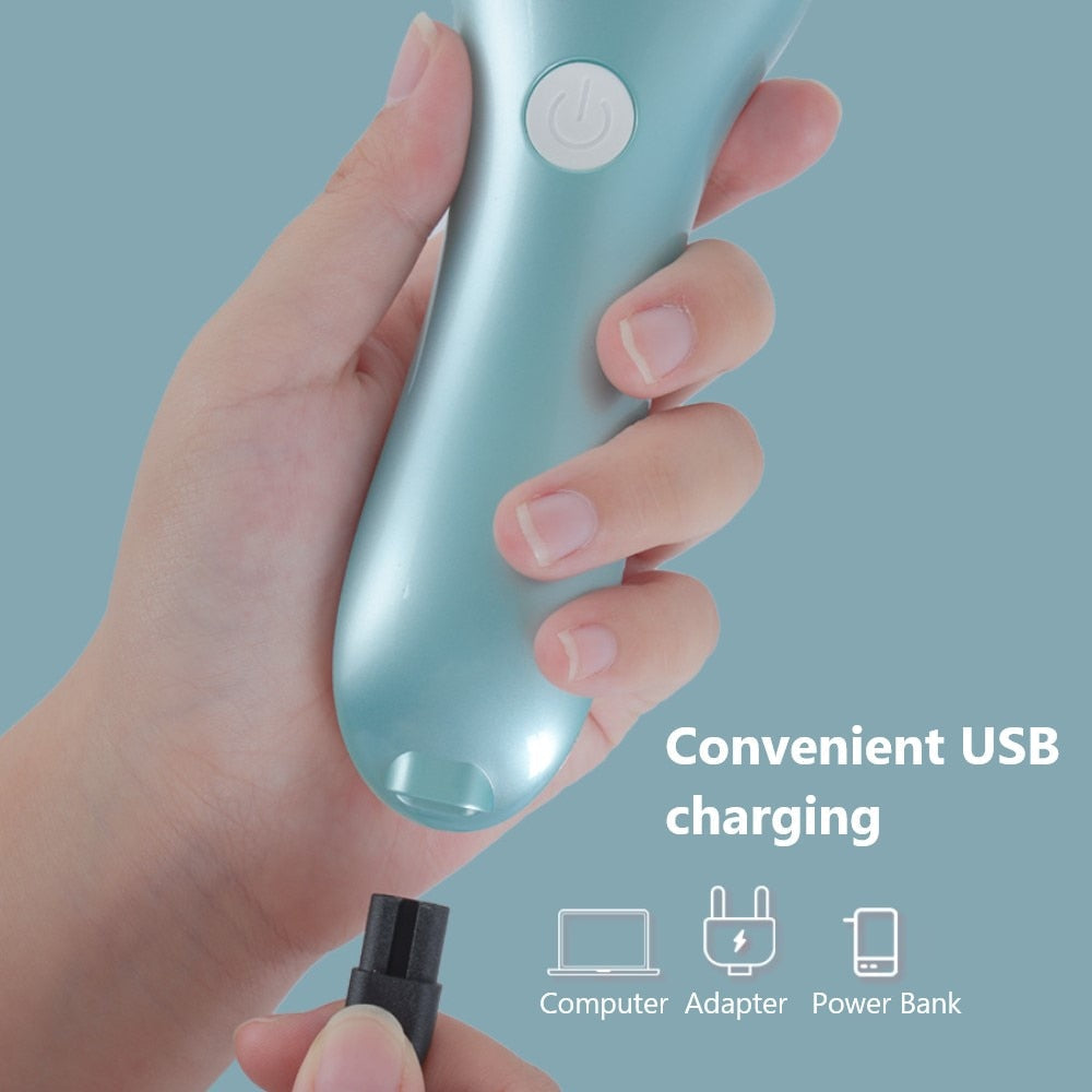 Rechargeable Cordless Electric Foot File For Heels Pedicure Tools