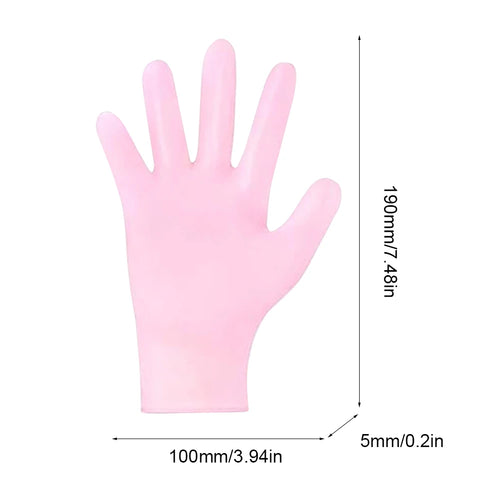 Silicone Anti Crack Foot Mask for Dryness and Hand Spa Treatment