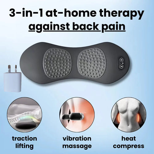 Desk Reset™ 3-in-1 Heat & Massage Back Support Cushion
