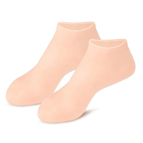 Elastic Silicone Moisturising Gloves And Foot Bath Socks Waterproof