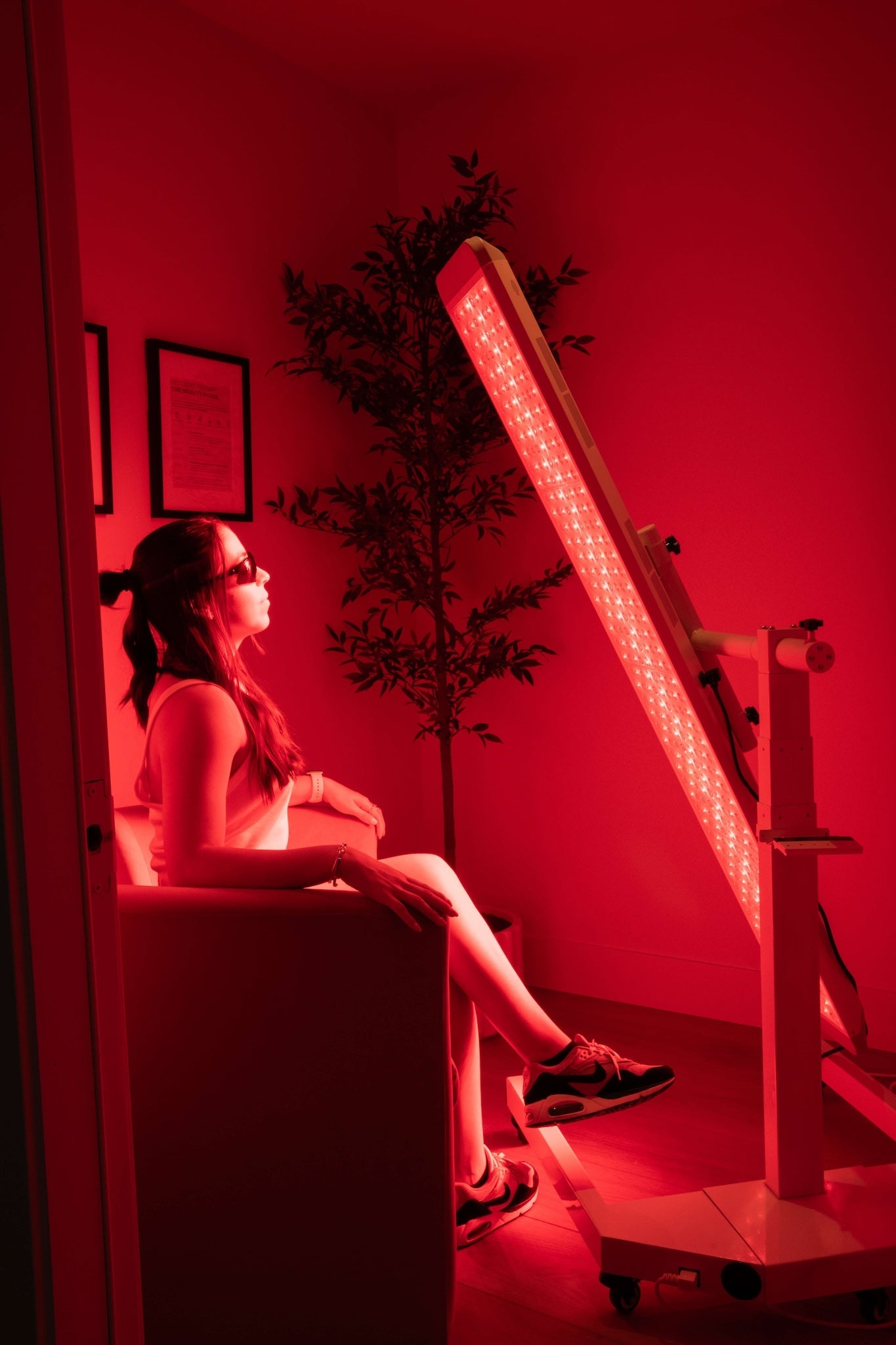 Panorama Light Therapy Panel With Red Near Infrared And Blue Light For Full Body