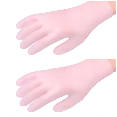 Elastic Silicone Moisturising Gloves And Foot Bath Socks Waterproof