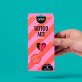 Temporary Tattoo Kit With Fast Drying Ink Markers And Stencils For Skin