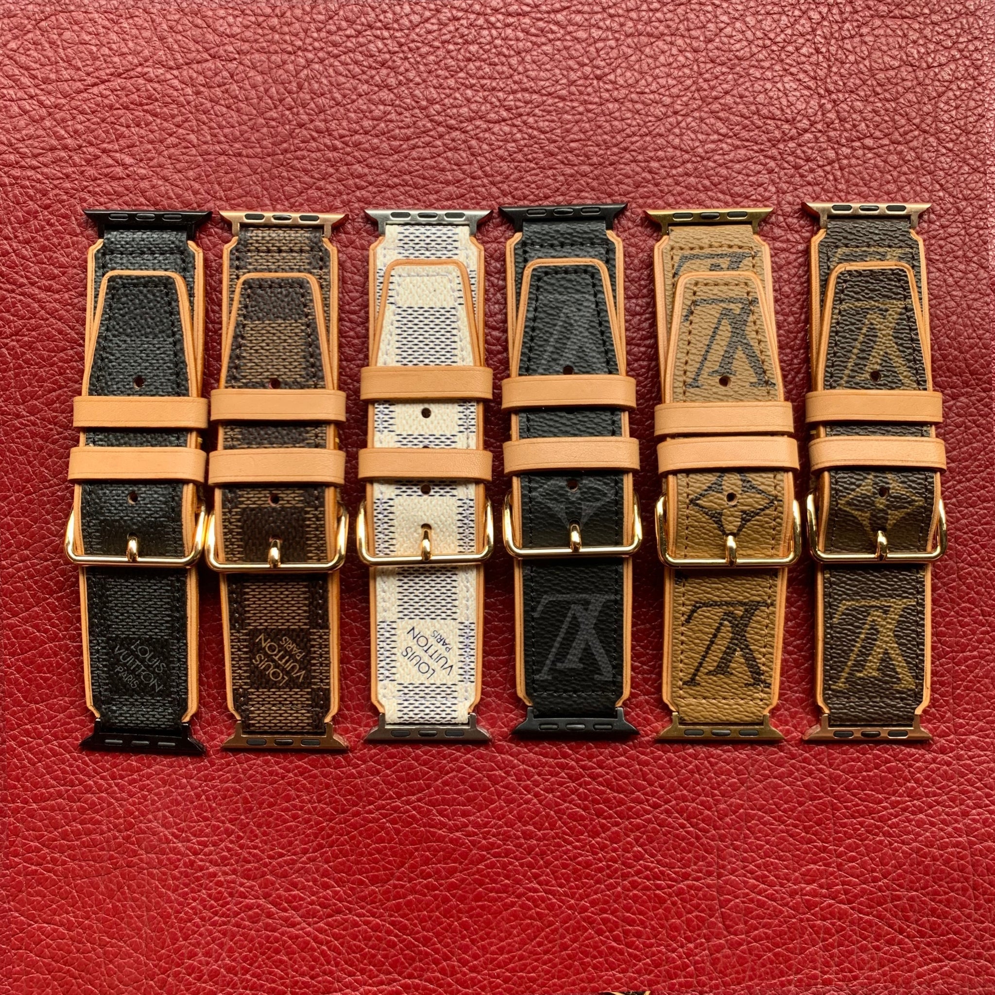 Recycled Louis Vuitton Apple Watch Band - Wide