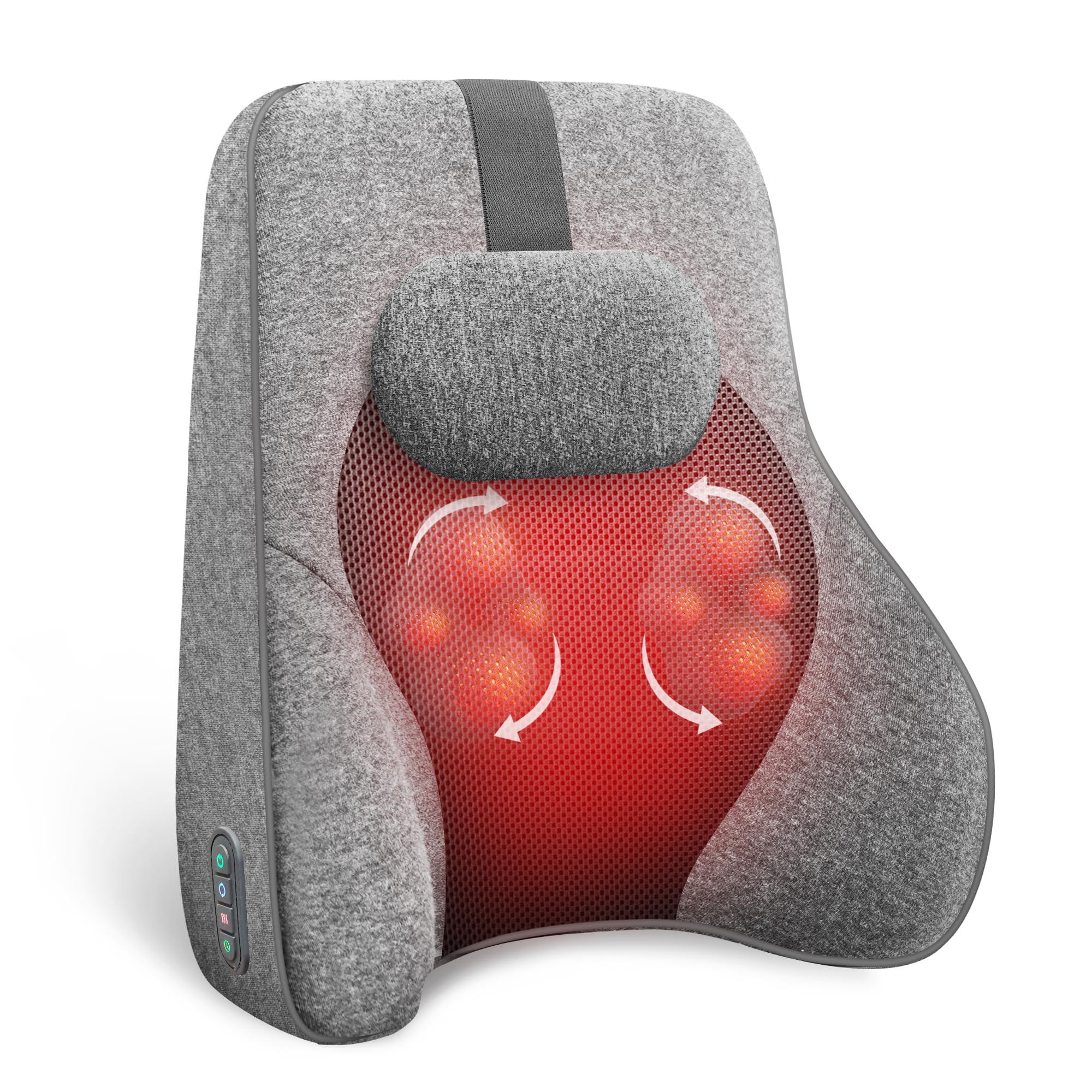 Desk Reset Heated Lumbar Support Cushion included in the Workday Recovery Bundle