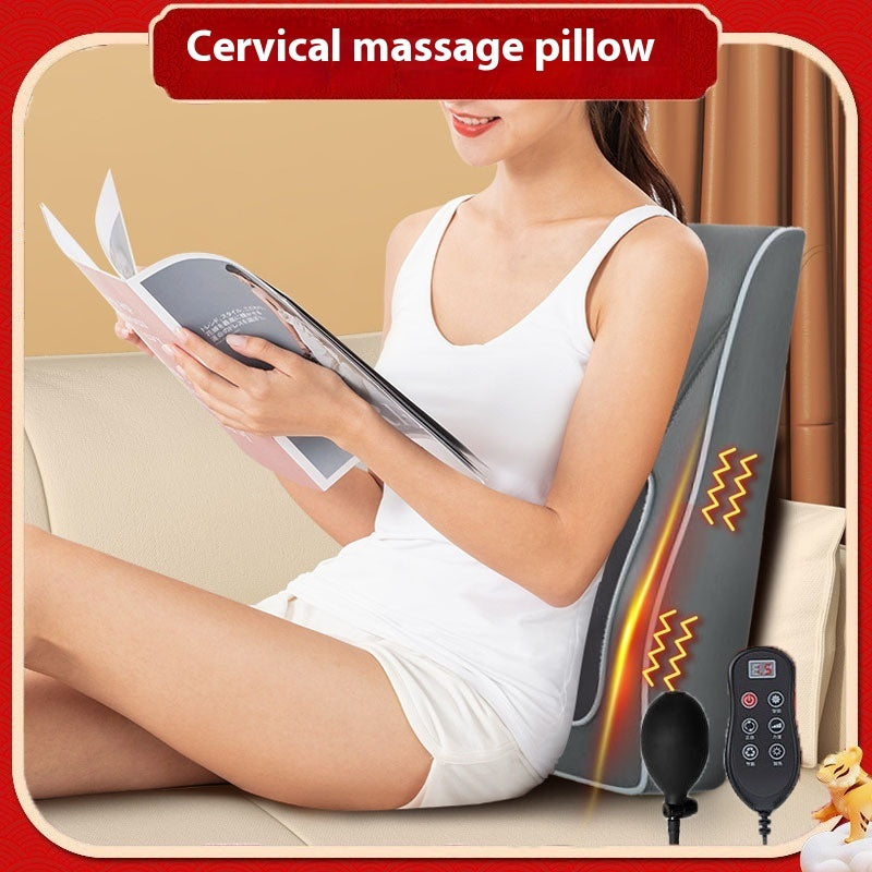 Desk Reset™ Heated Massage Lumbar Support Cushion