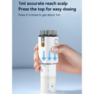 USB-C rechargeable scalp therapy applicator for self care and travel