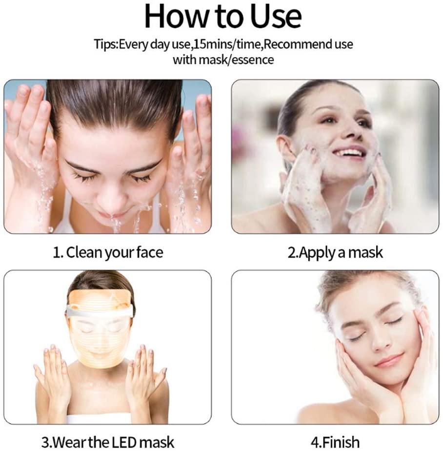 SkinReset™ Red & Blue LED Therapy Mask